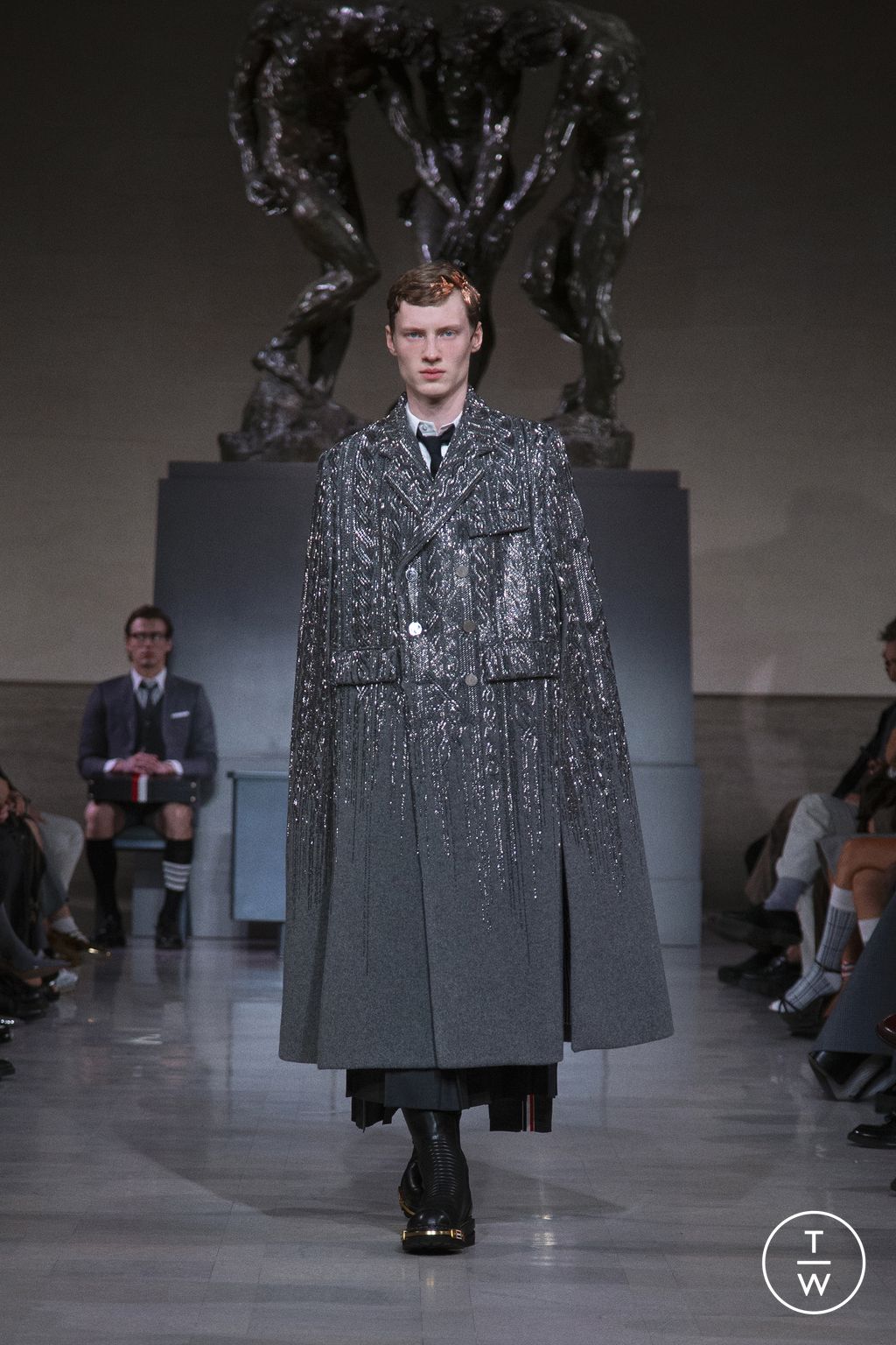 Fashion Week New York Fall/Winter 2026 look 63 de la collection Thom Browne womenswear