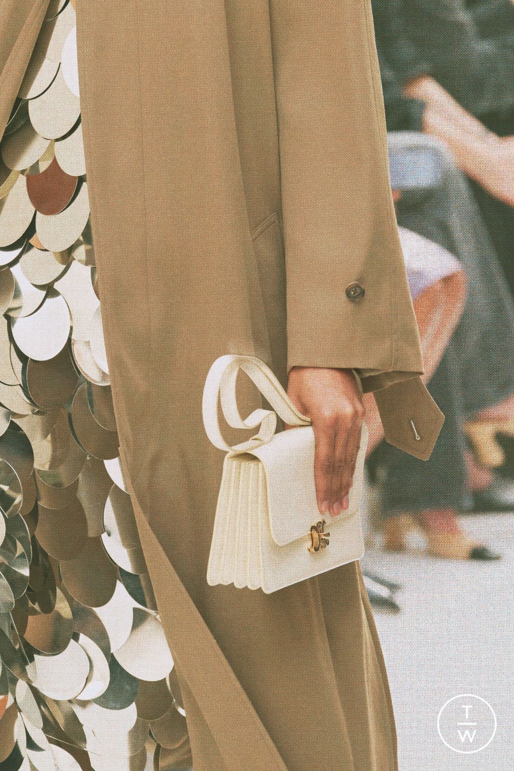 Fashion Week Paris Fall/Winter 2026 look 82 from the Celine collection womenswear accessories