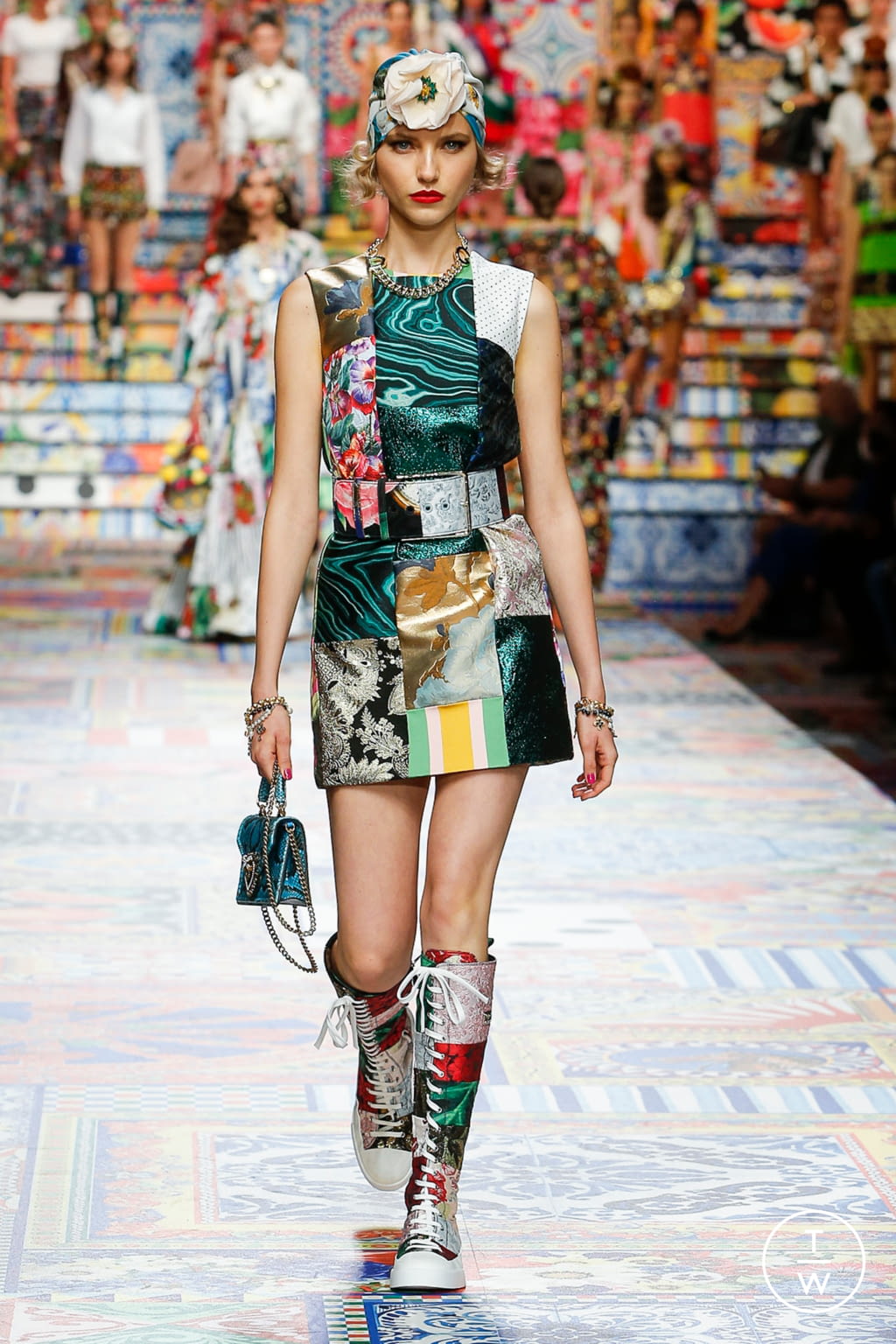 Fashion Week Milan Spring/Summer 2021 look 65 from the Dolce & Gabbana collection womenswear