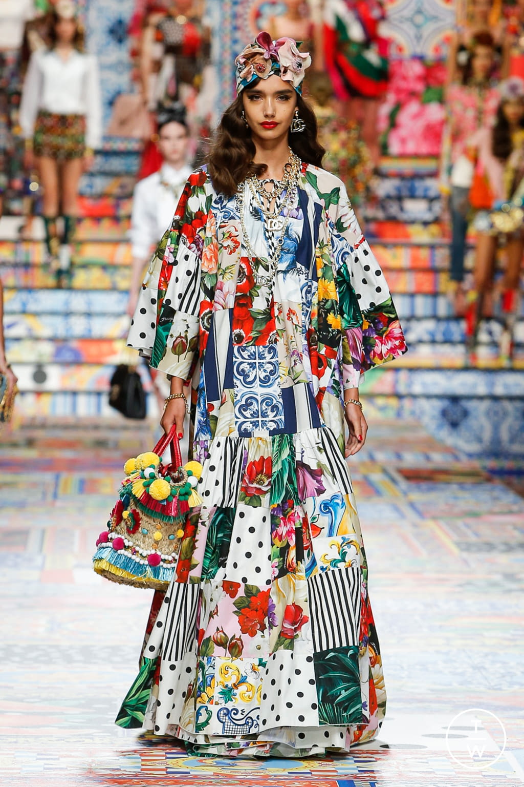 Fashion Week Milan Spring/Summer 2021 look 66 from the Dolce & Gabbana collection womenswear