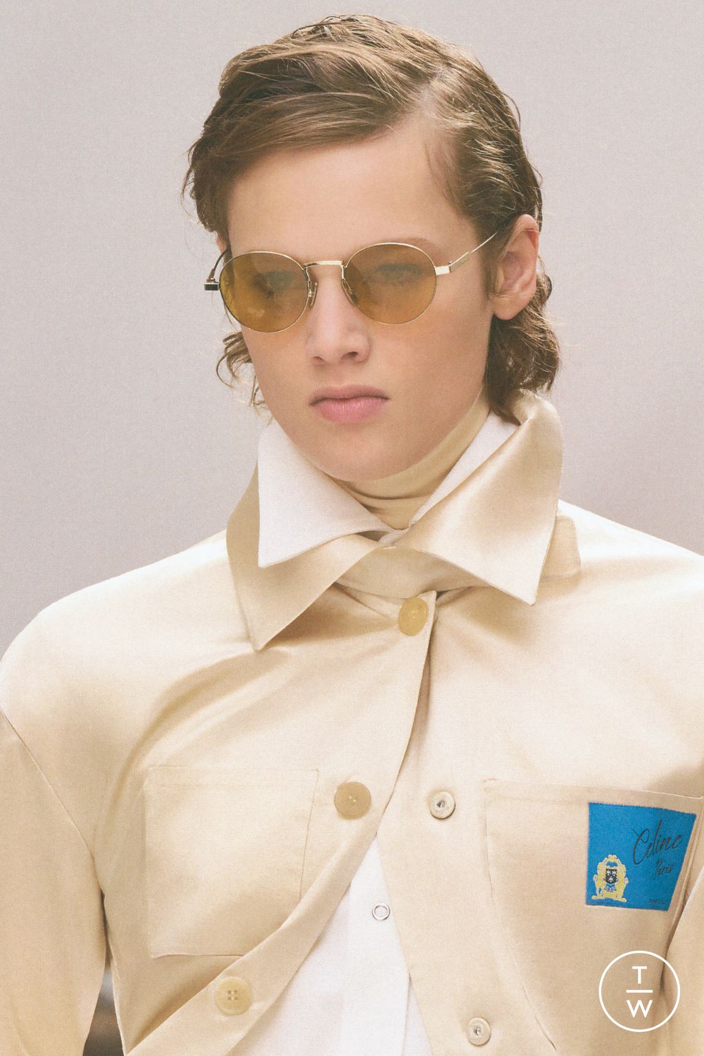 Fashion Week Paris Fall/Winter 2026 look 84 from the Celine collection womenswear accessories