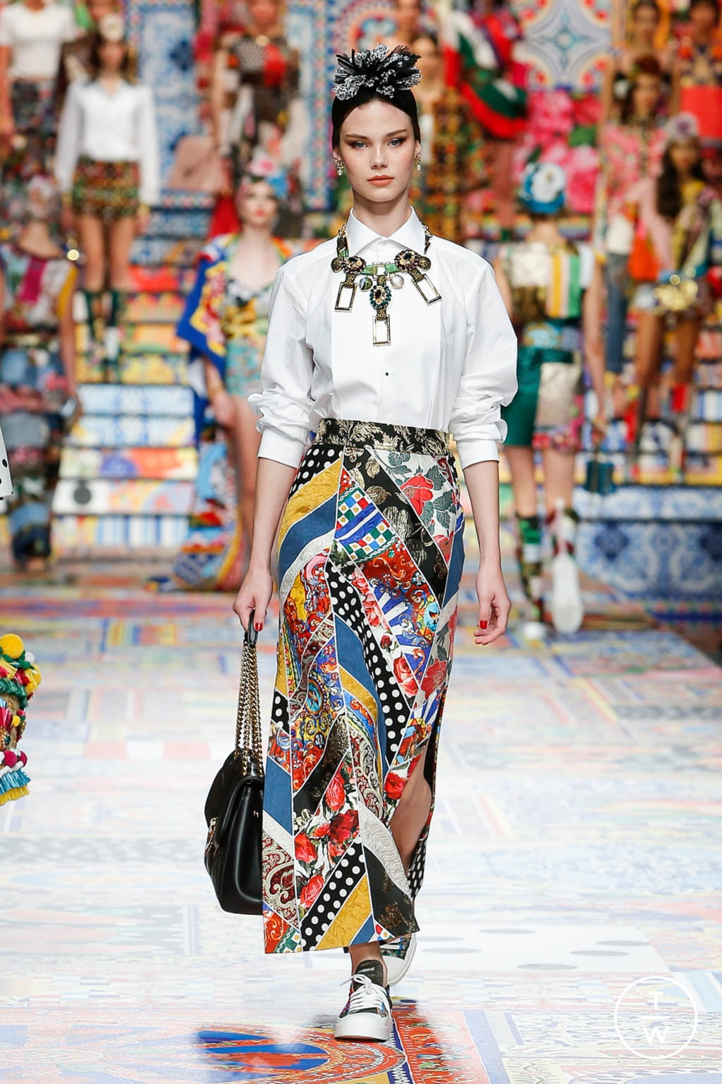 Fashion Week Milan Spring/Summer 2021 look 68 from the Dolce & Gabbana collection womenswear