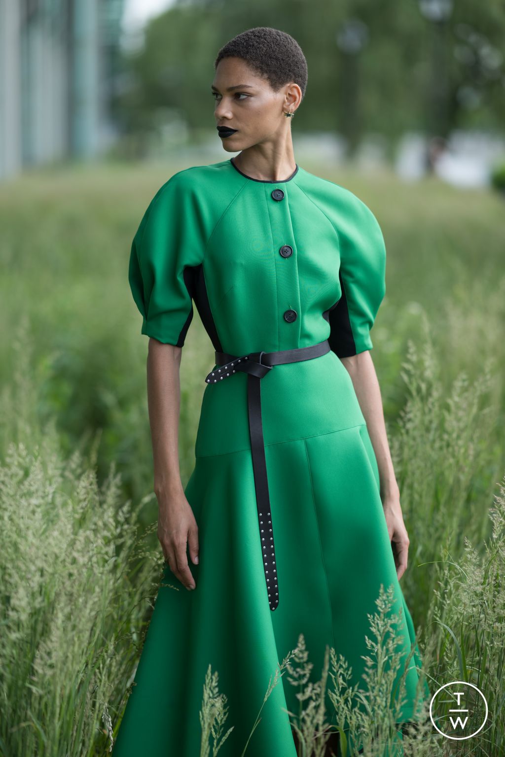 Fashion Week New York Resort 2025 look 6 from the Bibhu Mohapatra collection womenswear