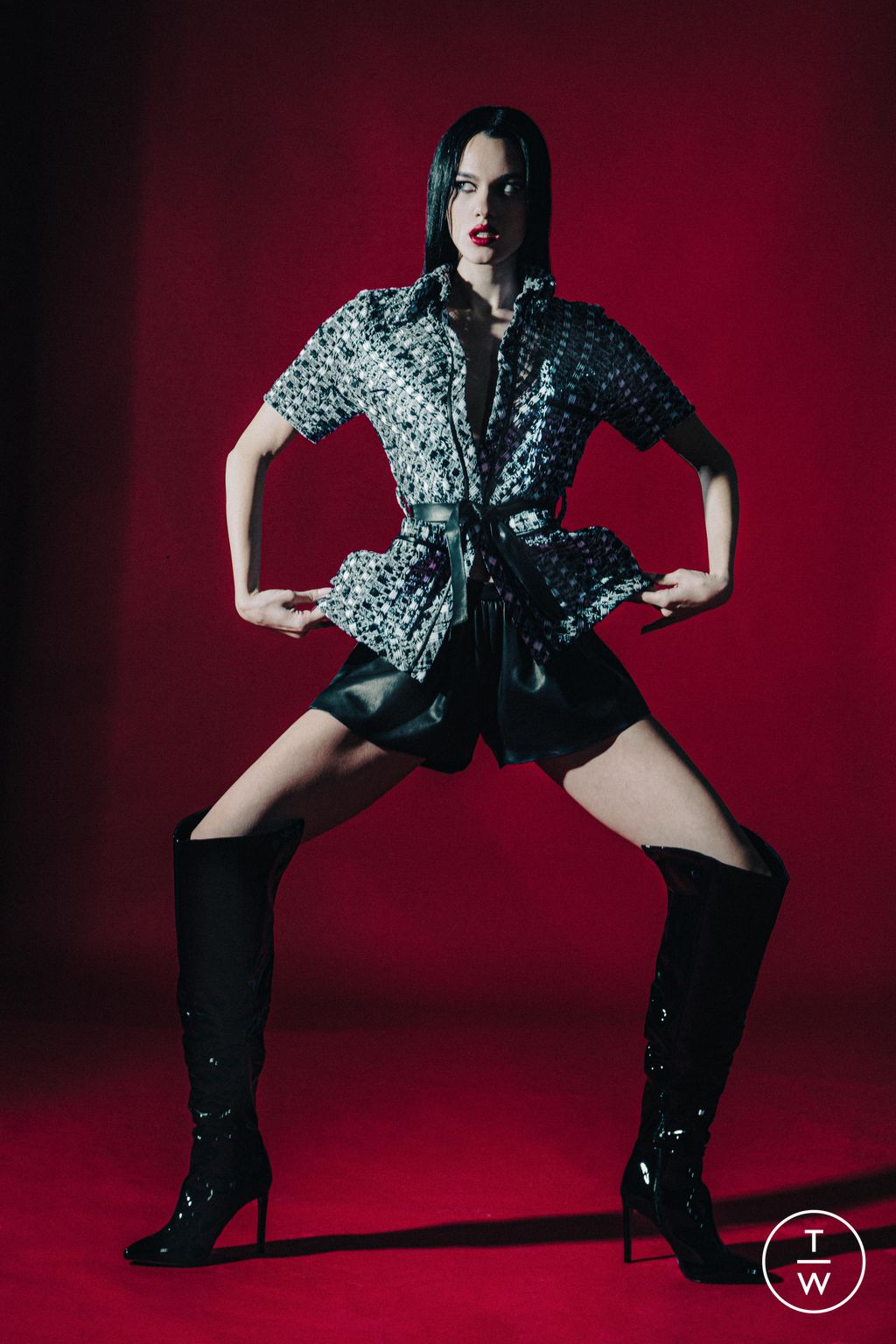 Fashion Week New York Pre-Fall 2023 look 6 from the Frederick Anderson collection womenswear