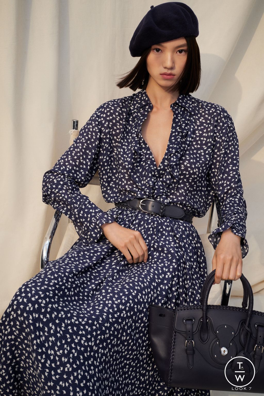 Fashion Week New York Resort 2026 look 7 from the Ralph Lauren collection womenswear