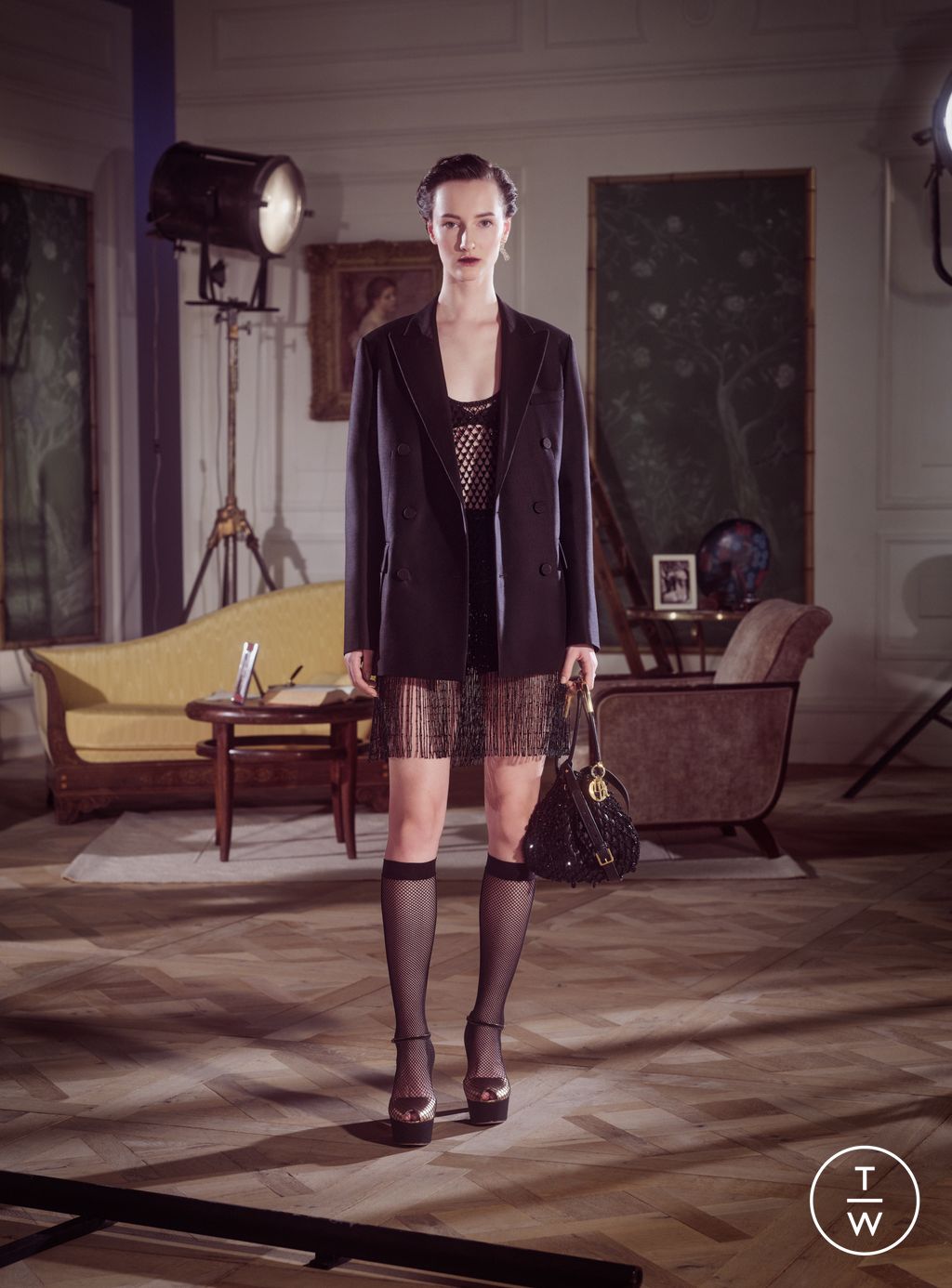 Fashion Week Paris Pre-Fall 2024 look 84 from the Christian Dior collection womenswear