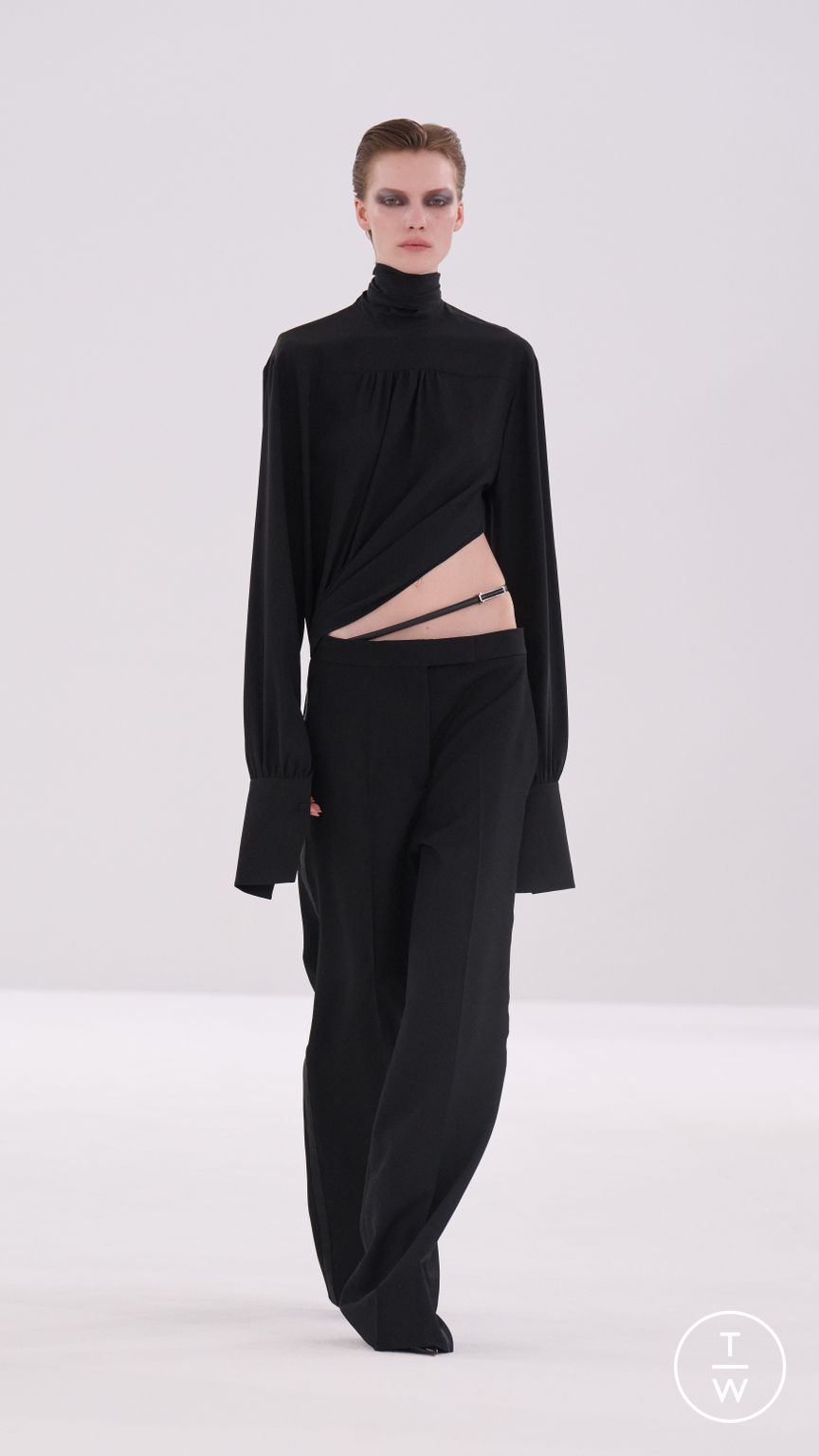 Fashion Week Paris Fall/Winter 2026 look 6 de la collection Tom Ford womenswear