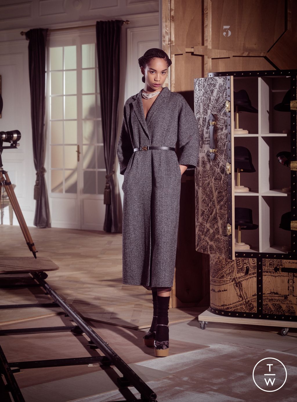 Fashion Week Paris Pre-Fall 2024 look 156 from the Christian Dior collection womenswear