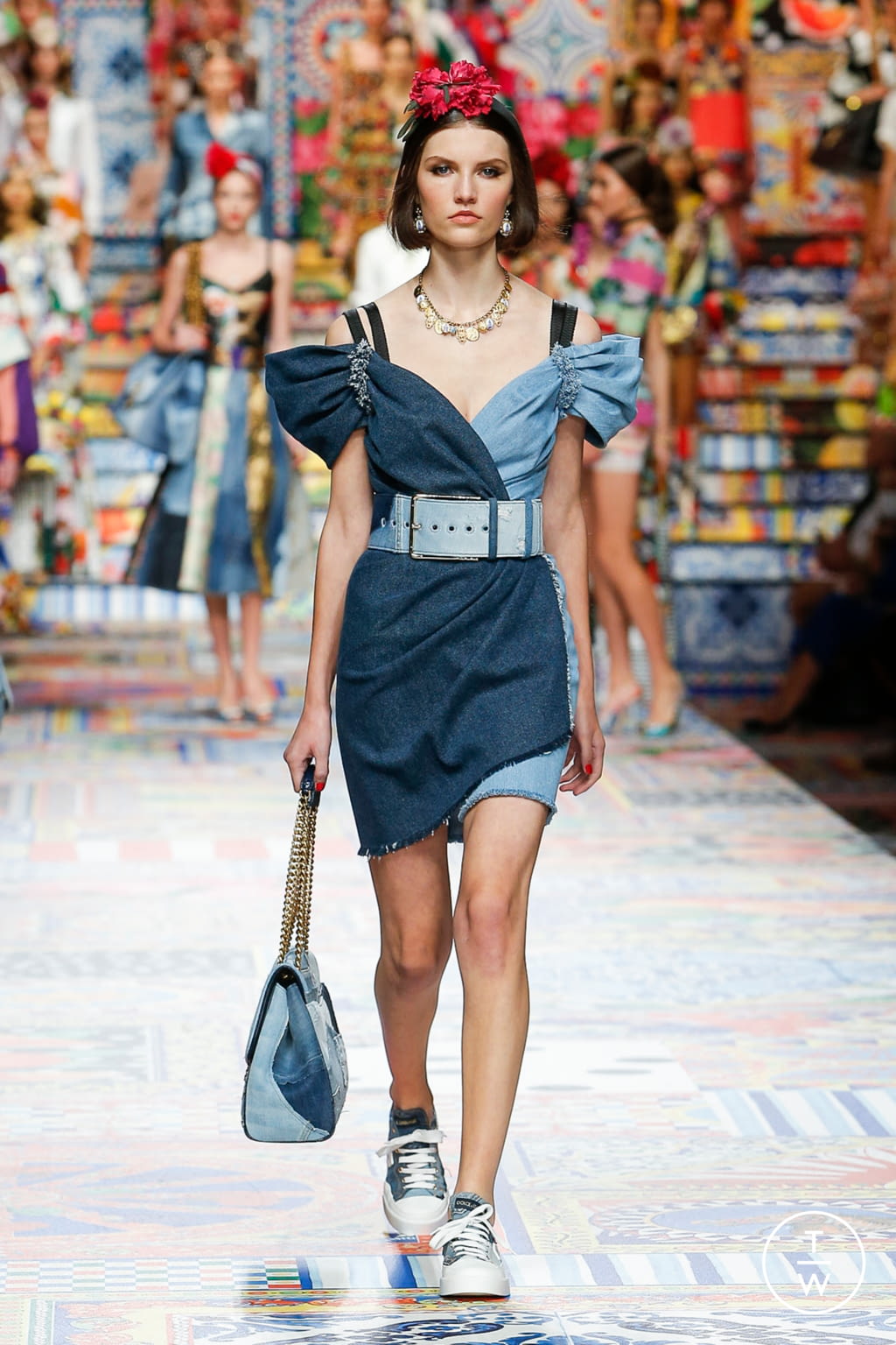 Fashion Week Milan Spring/Summer 2021 look 79 from the Dolce & Gabbana collection womenswear