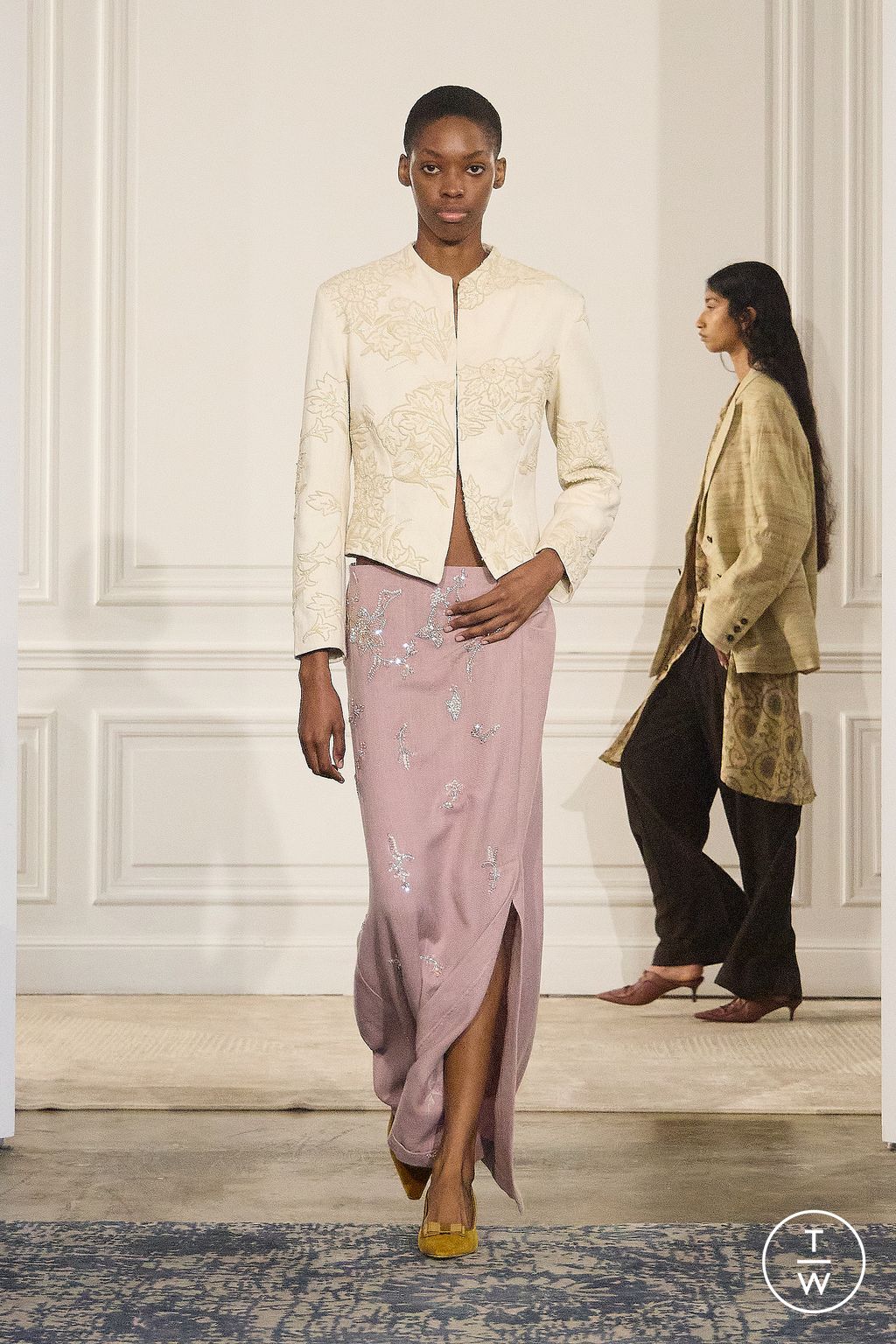 Fashion Week Paris Fall/Winter 2026 look 7 from the Kartik Research collection menswear