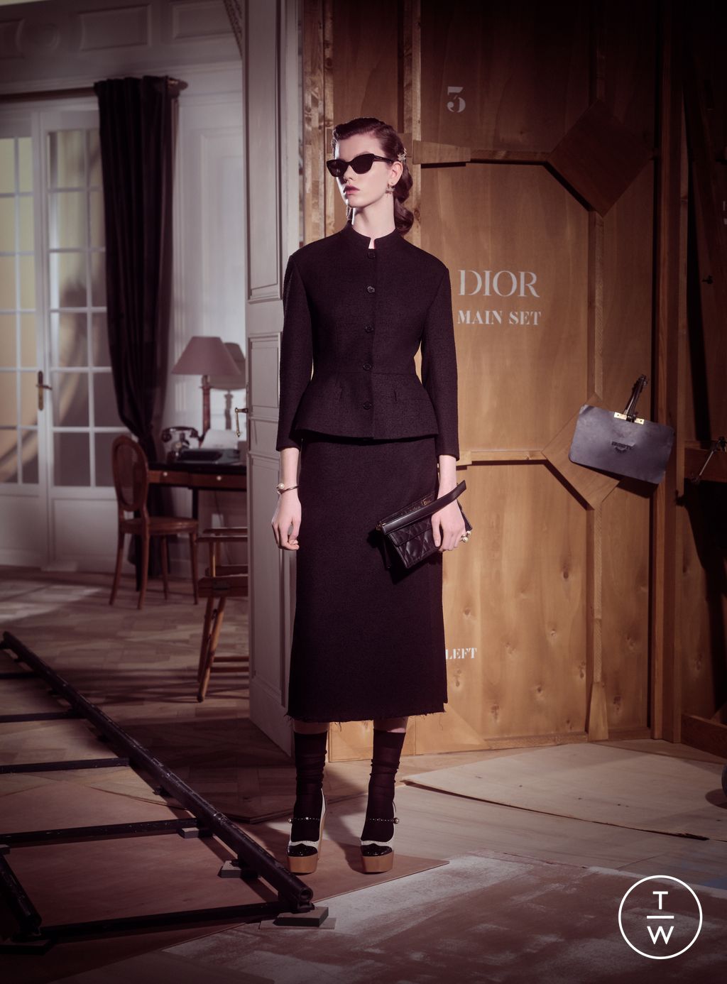 Fashion Week Paris Pre-Fall 2024 look 85 from the Christian Dior collection womenswear