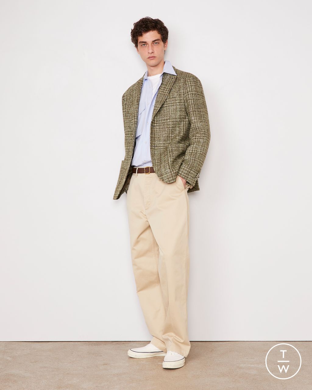 Fashion Week Paris Pre-Fall 2026 look 8 de la collection Officine Générale menswear