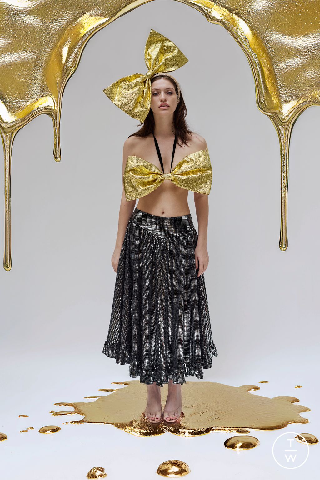 Fashion Week New York Resort 2025 look 8 from the Batsheva collection 女装