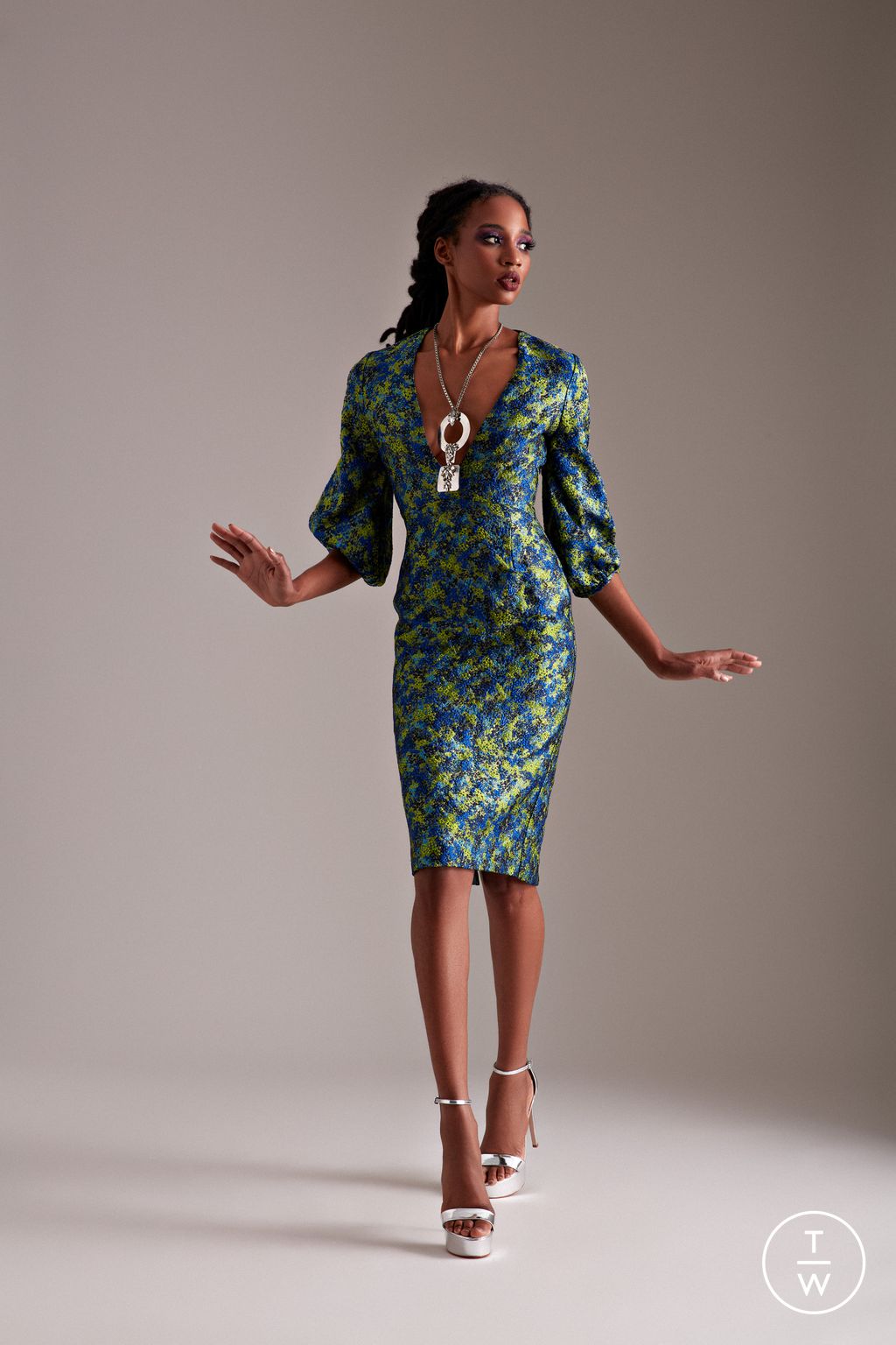 Fashion Week New York Resort 2023 look 8 de la collection Frederick Anderson womenswear