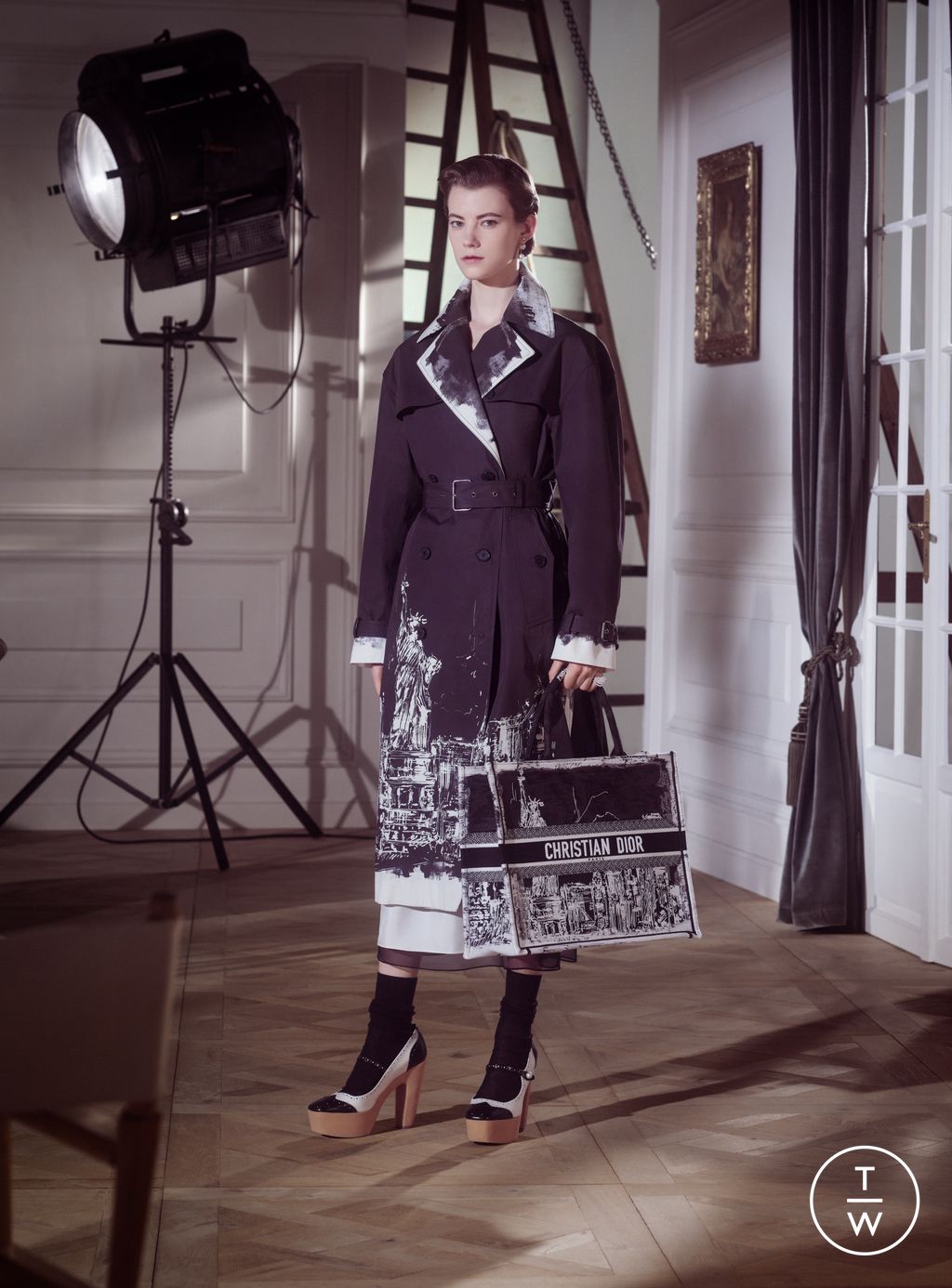 Fashion Week Paris Pre-Fall 2024 look 158 from the Christian Dior collection 女装