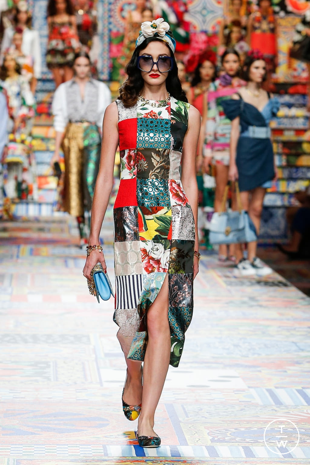 Fashion Week Milan Spring/Summer 2021 look 82 from the Dolce & Gabbana collection 女装