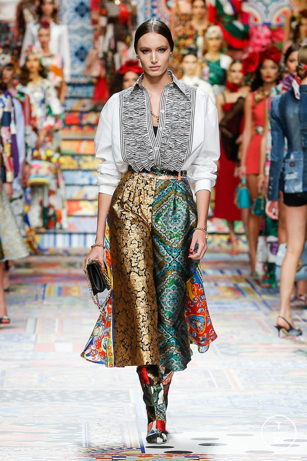 Fashion Week Milan Spring/Summer 2021 look 84 from the Dolce & Gabbana collection 女装