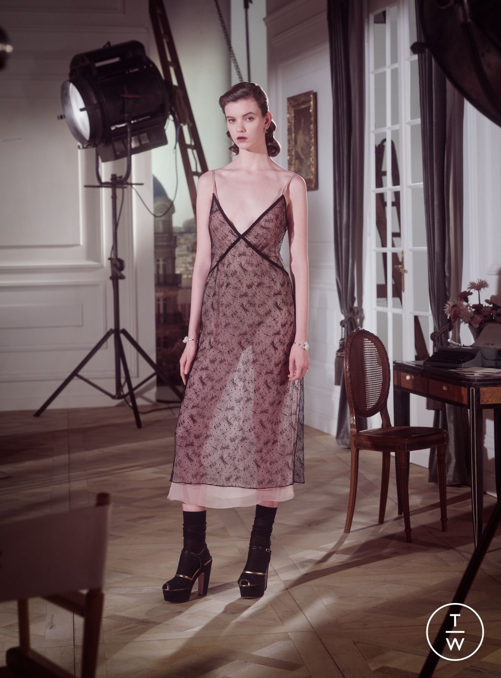 Fashion Week Paris Pre-Fall 2024 look 164 from the Christian Dior collection womenswear