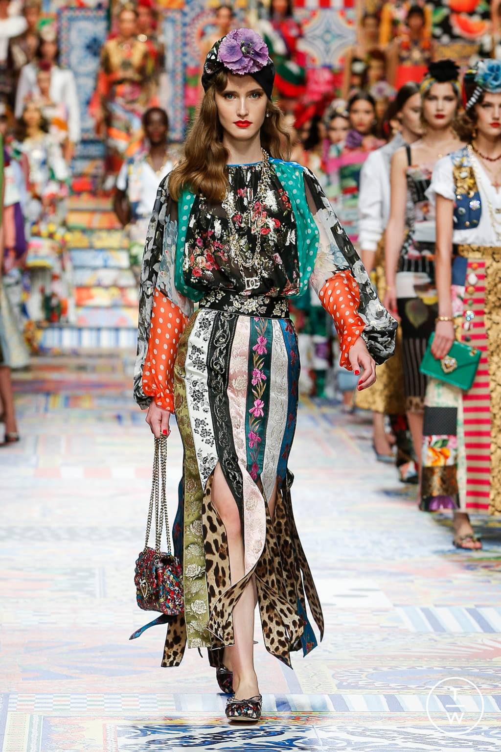 Fashion Week Milan Spring/Summer 2021 look 91 from the Dolce & Gabbana collection womenswear