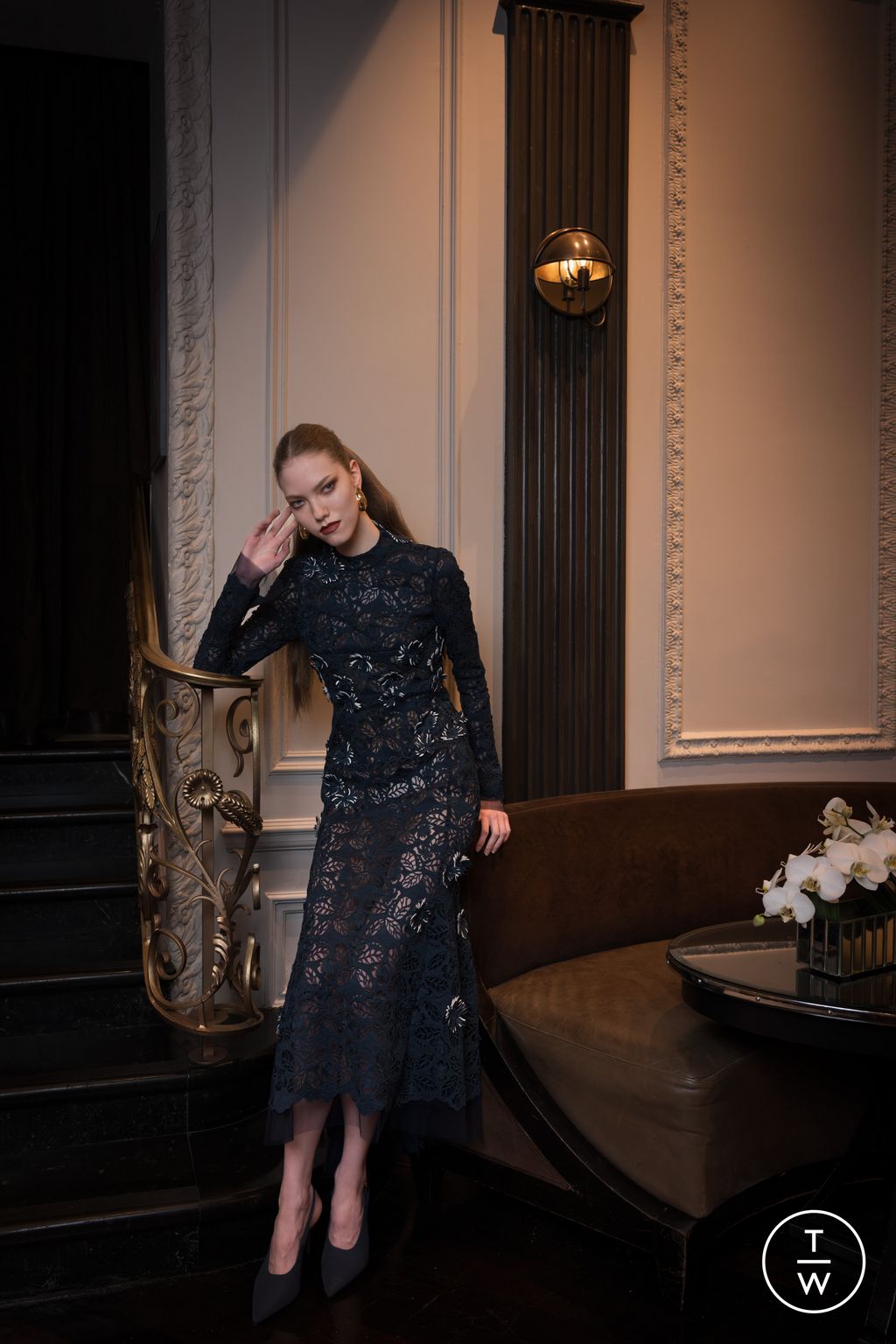 Fashion Week New York Resort 2026 look 8 from the Bibhu Mohapatra collection womenswear