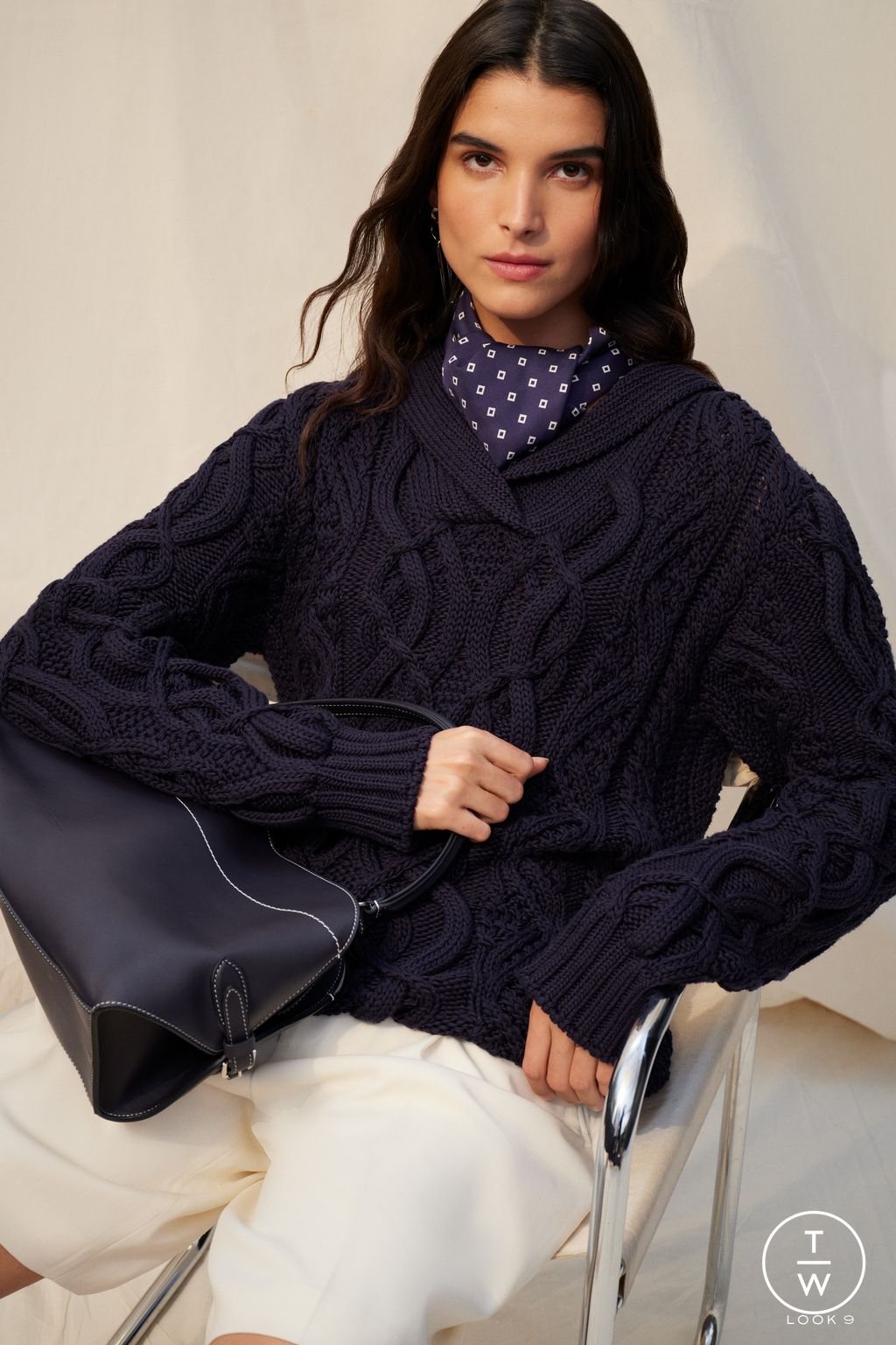 Fashion Week New York Resort 2026 look 9 from the Ralph Lauren collection womenswear