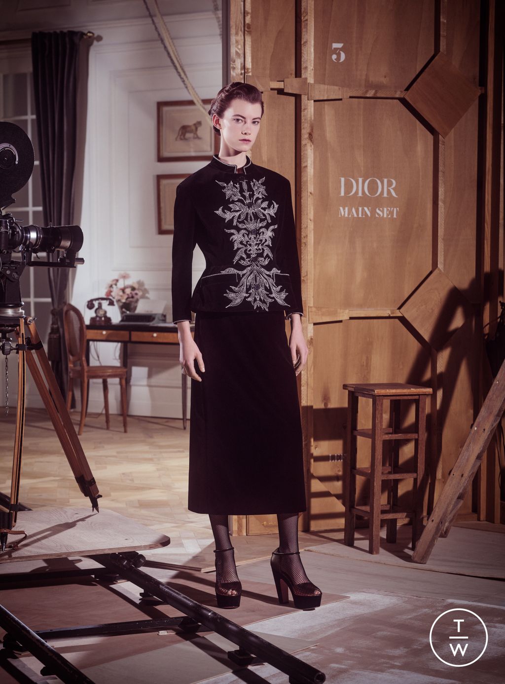 Fashion Week Paris Pre-Fall 2024 look 175 from the Christian Dior collection womenswear