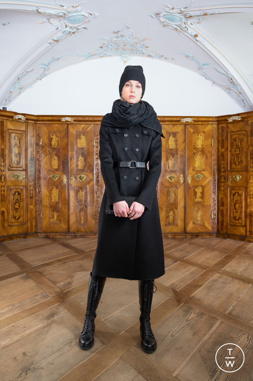 Fashion Week Paris Fall/Winter 2021 look 30 from the Akris collection womenswear