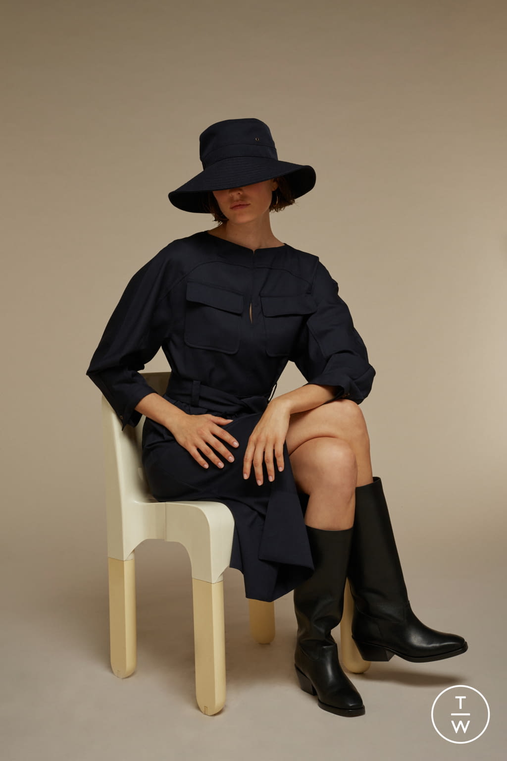Fashion Week Paris Fall/Winter 2021 look 11 de la collection Soeur womenswear