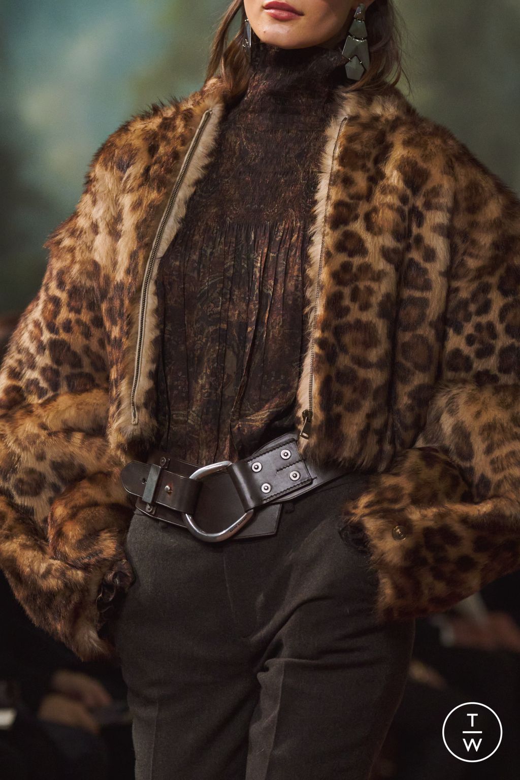 Fashion Week New York Fall/Winter 2026 look 8 from the Ralph Lauren collection womenswear accessories