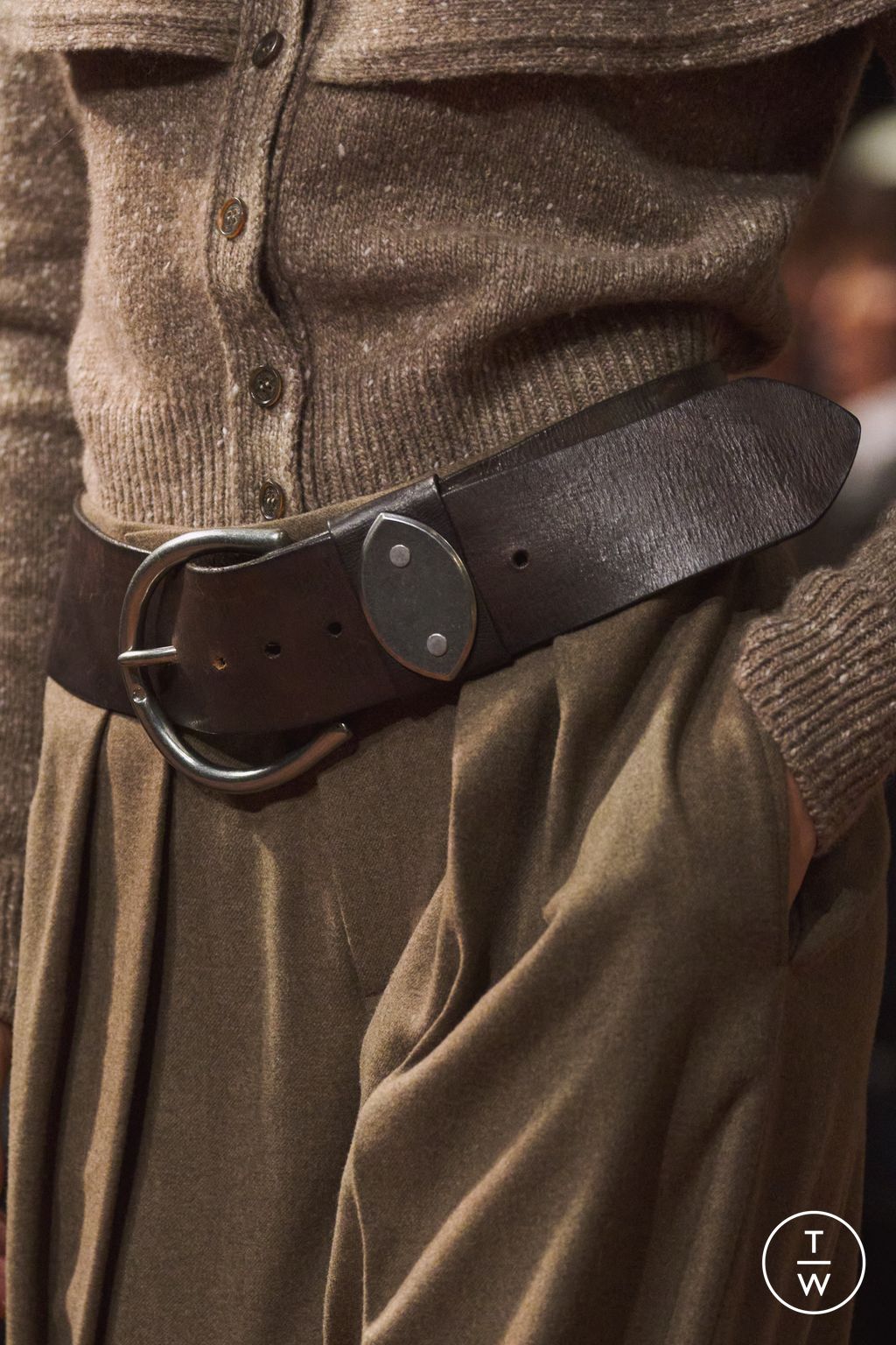 Fashion Week New York Fall/Winter 2026 look 12 from the Ralph Lauren collection womenswear accessories