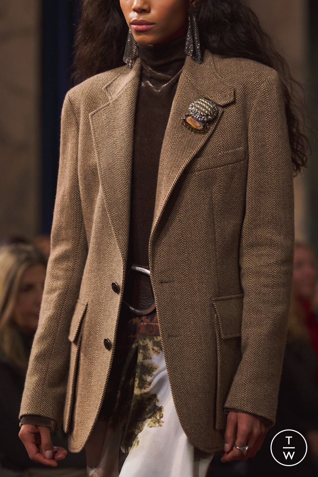 Fashion Week New York Fall/Winter 2026 look 15 from the Ralph Lauren collection womenswear accessories