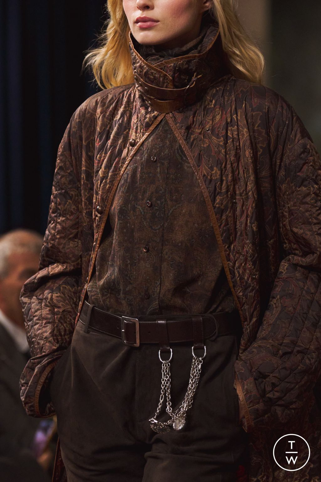 Fashion Week New York Fall/Winter 2026 look 16 from the Ralph Lauren collection womenswear accessories