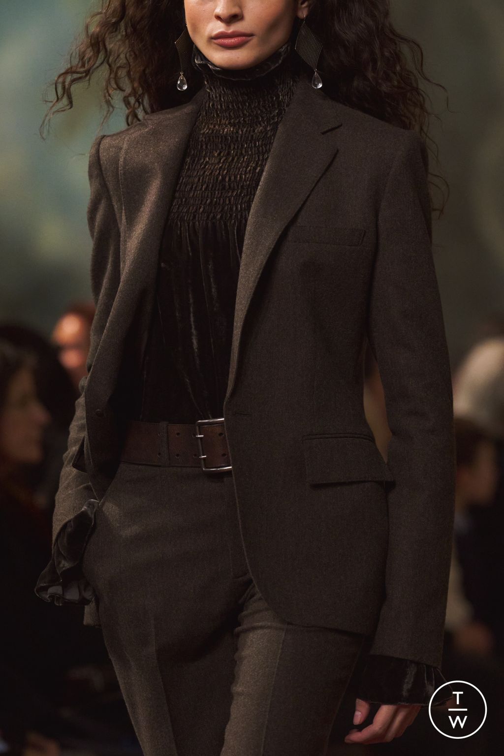 Fashion Week New York Fall/Winter 2026 look 27 from the Ralph Lauren collection womenswear accessories