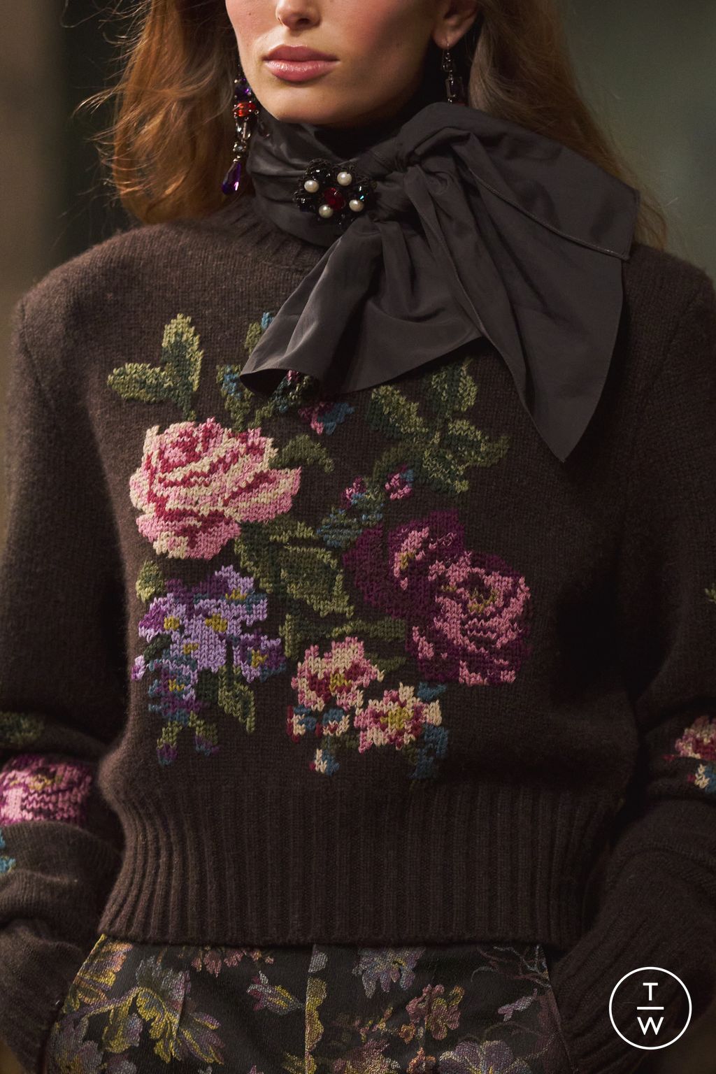 Fashion Week New York Fall/Winter 2026 look 34 from the Ralph Lauren collection womenswear accessories