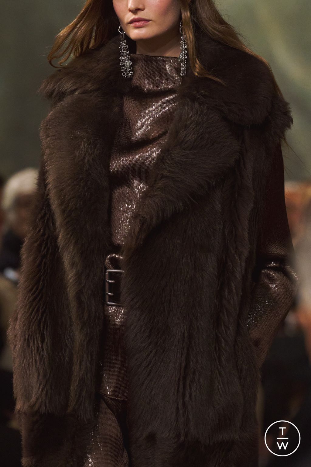 Fashion Week New York Fall/Winter 2026 look 50 from the Ralph Lauren collection womenswear accessories