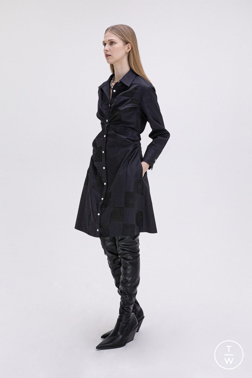 Fashion Week New York Fall/Winter 2021 look 5 de la collection Loring womenswear