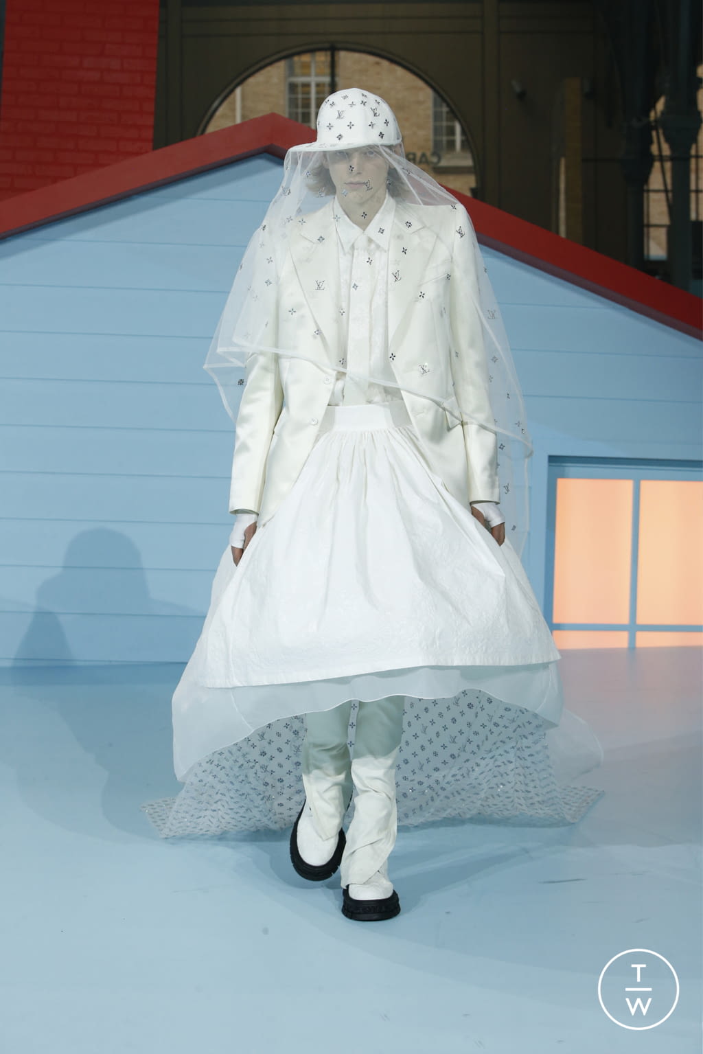 Fashion Week Paris Fall/Winter 2022 look 66 de la collection Louis Vuitton menswear