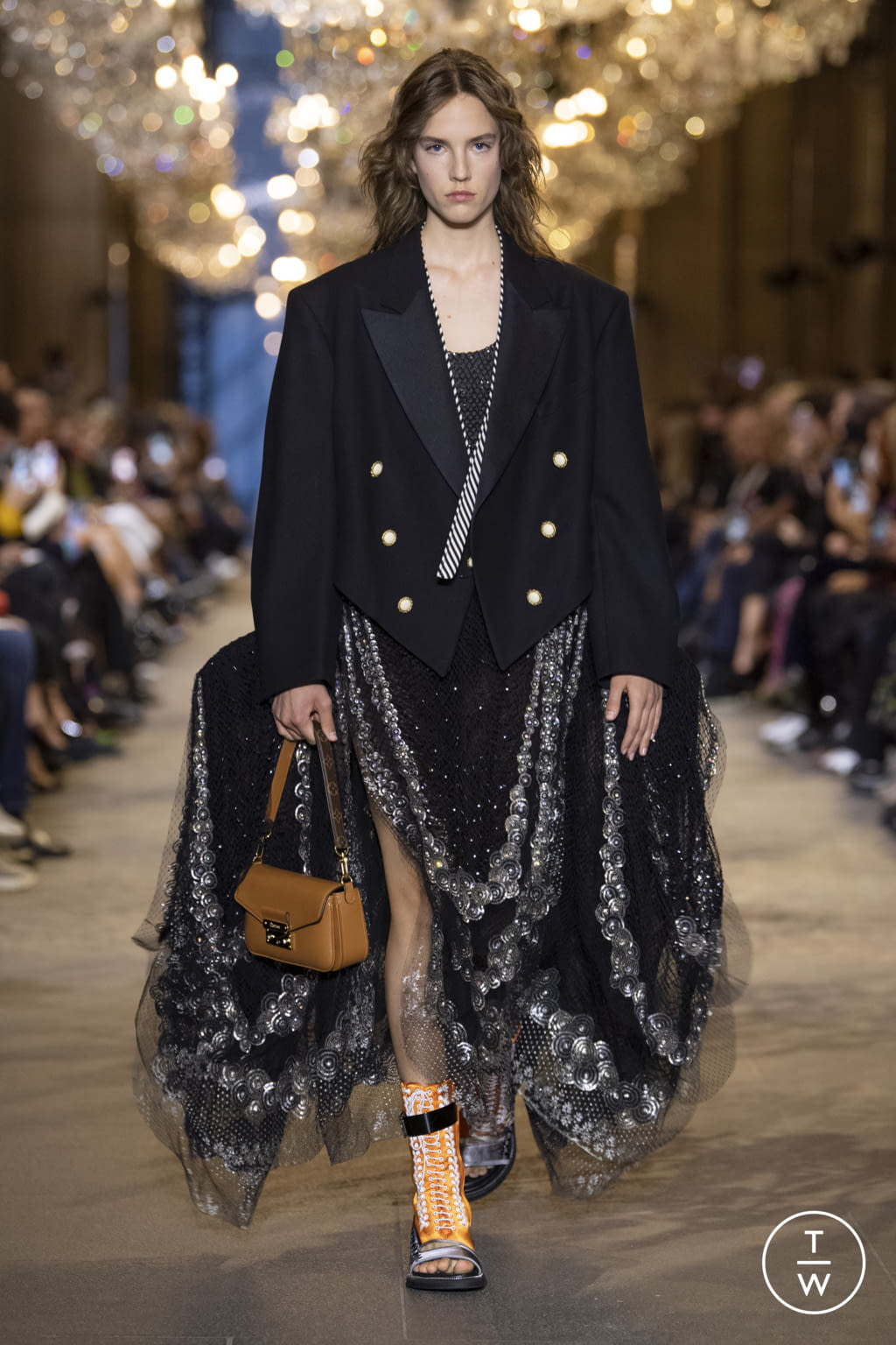 Fashion Week Paris Spring/Summer 2022 look 3 from the Louis Vuitton collection 女装
