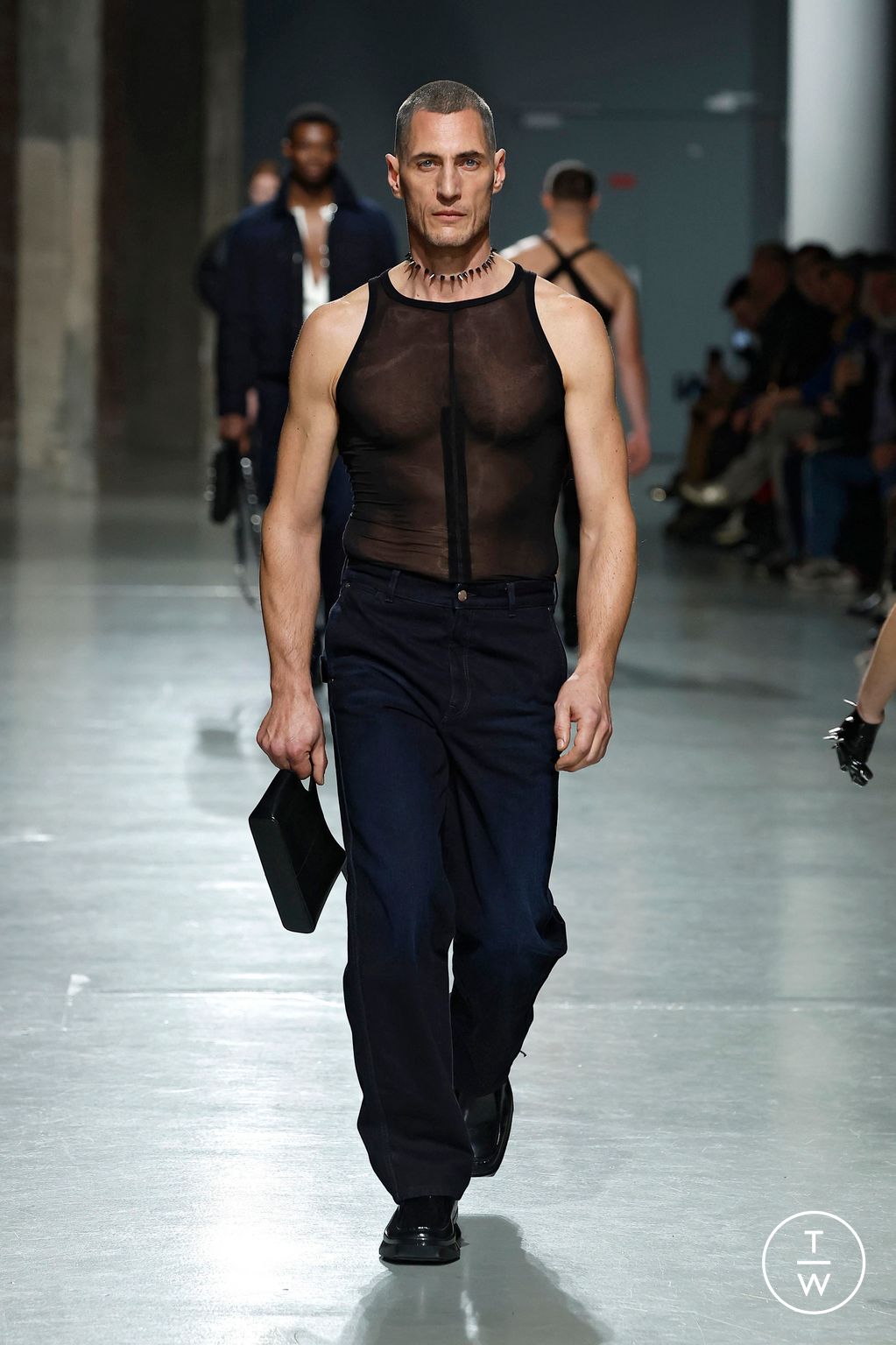 Fashion Week Paris Fall/Winter 2025 look 14 de la collection LGN Louis Gabriel Nouchi menswear