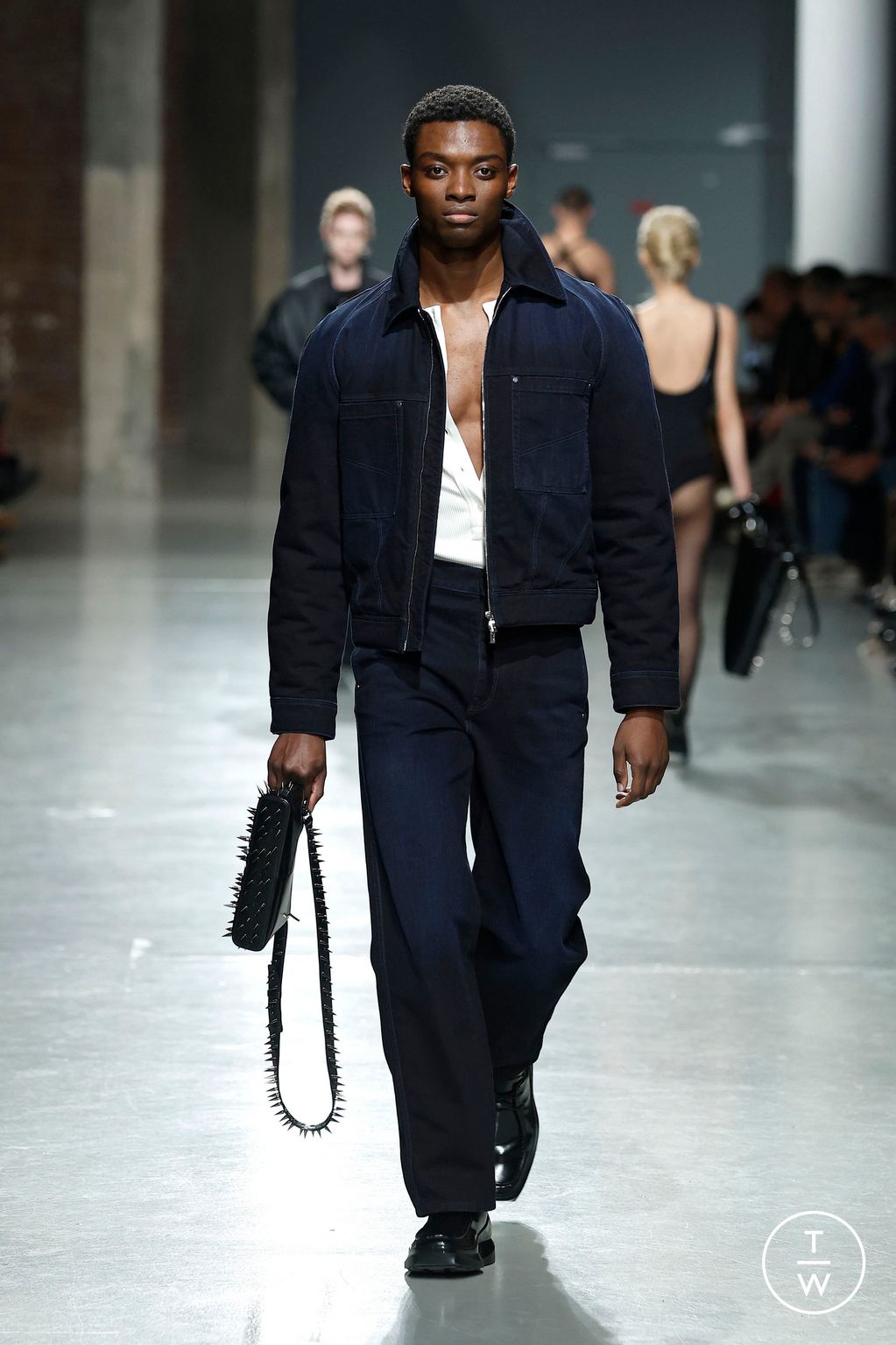 Fashion Week Paris Fall/Winter 2025 look 15 de la collection LGN Louis Gabriel Nouchi menswear