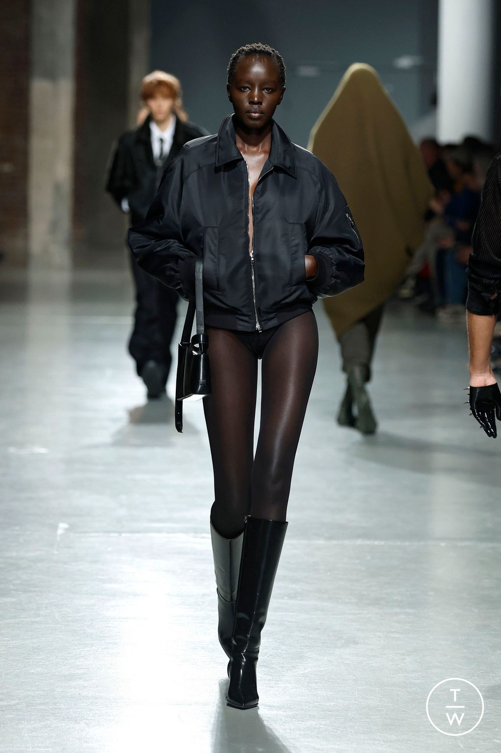 Fashion Week Paris Fall/Winter 2025 look 29 from the LGN Louis Gabriel Nouchi collection menswear