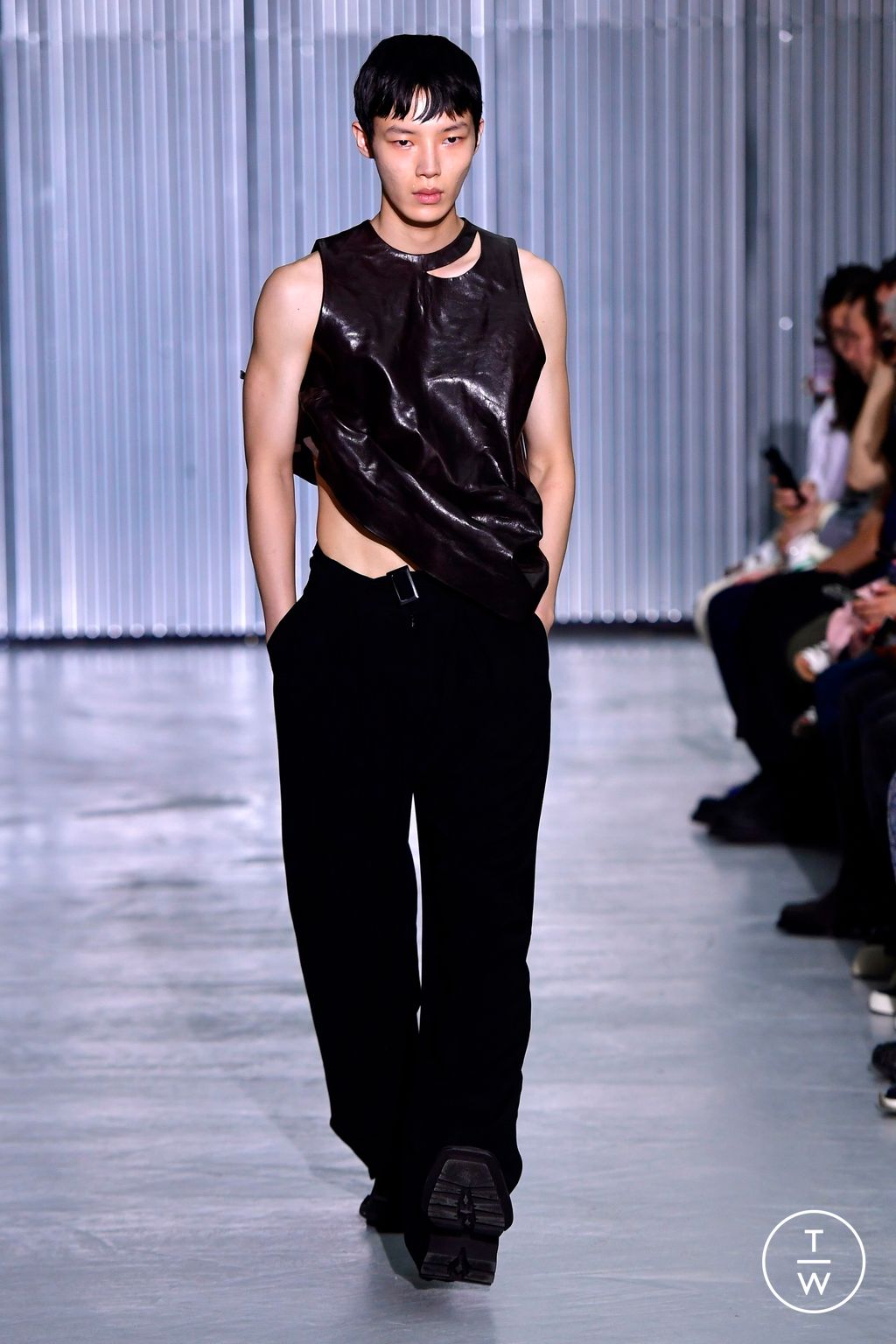 Fashion Week Paris Spring/Summer 2024 look 2 from the Louis Gabriel Nouchi collection menswear