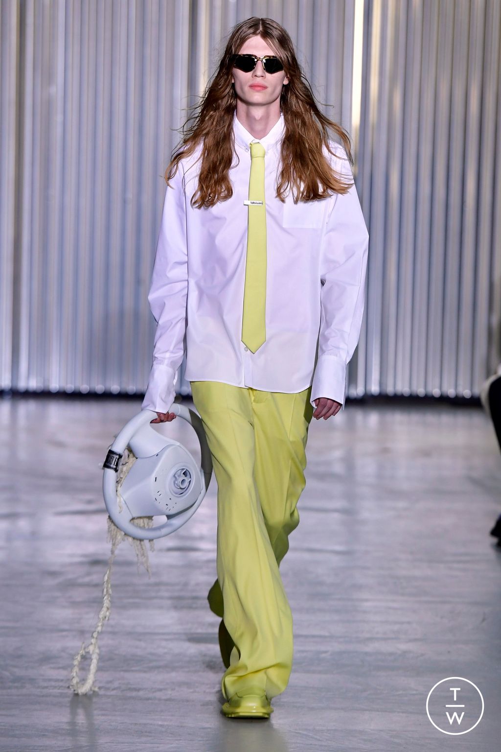 Fashion Week Paris Spring/Summer 2024 look 11 from the LGN Louis Gabriel Nouchi collection menswear