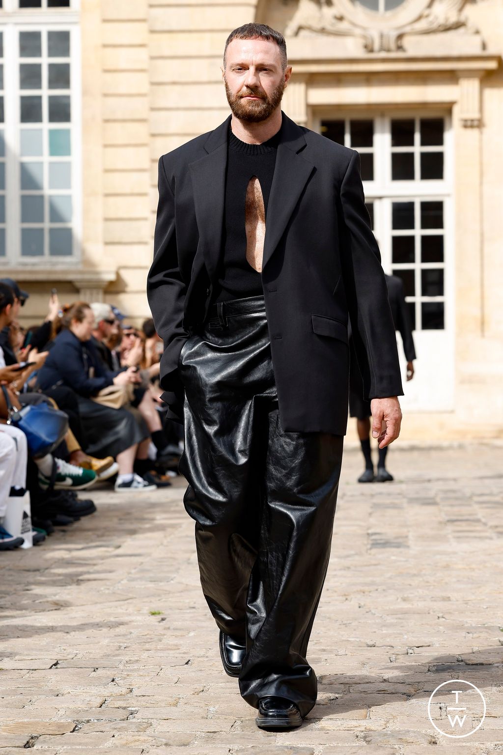 Fashion Week Paris Spring-Summer 2025 look 5 from the Louis Gabriel Nouchi collection menswear