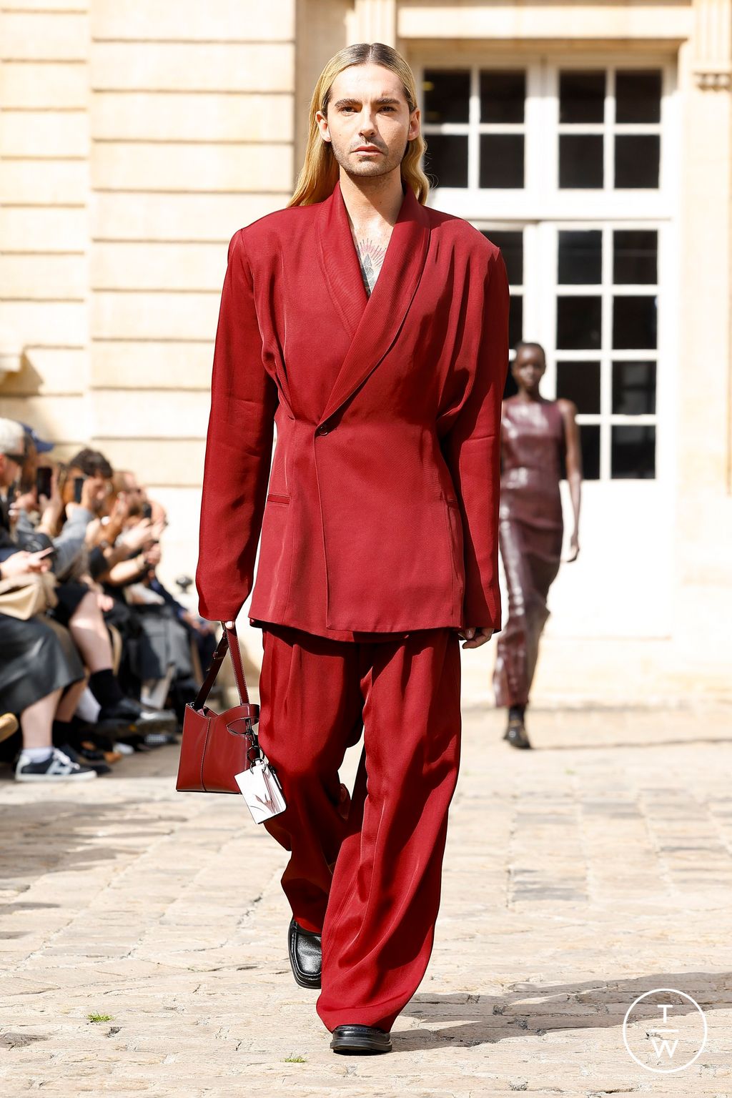 Fashion Week Paris Spring-Summer 2025 look 11 from the Louis Gabriel Nouchi collection menswear