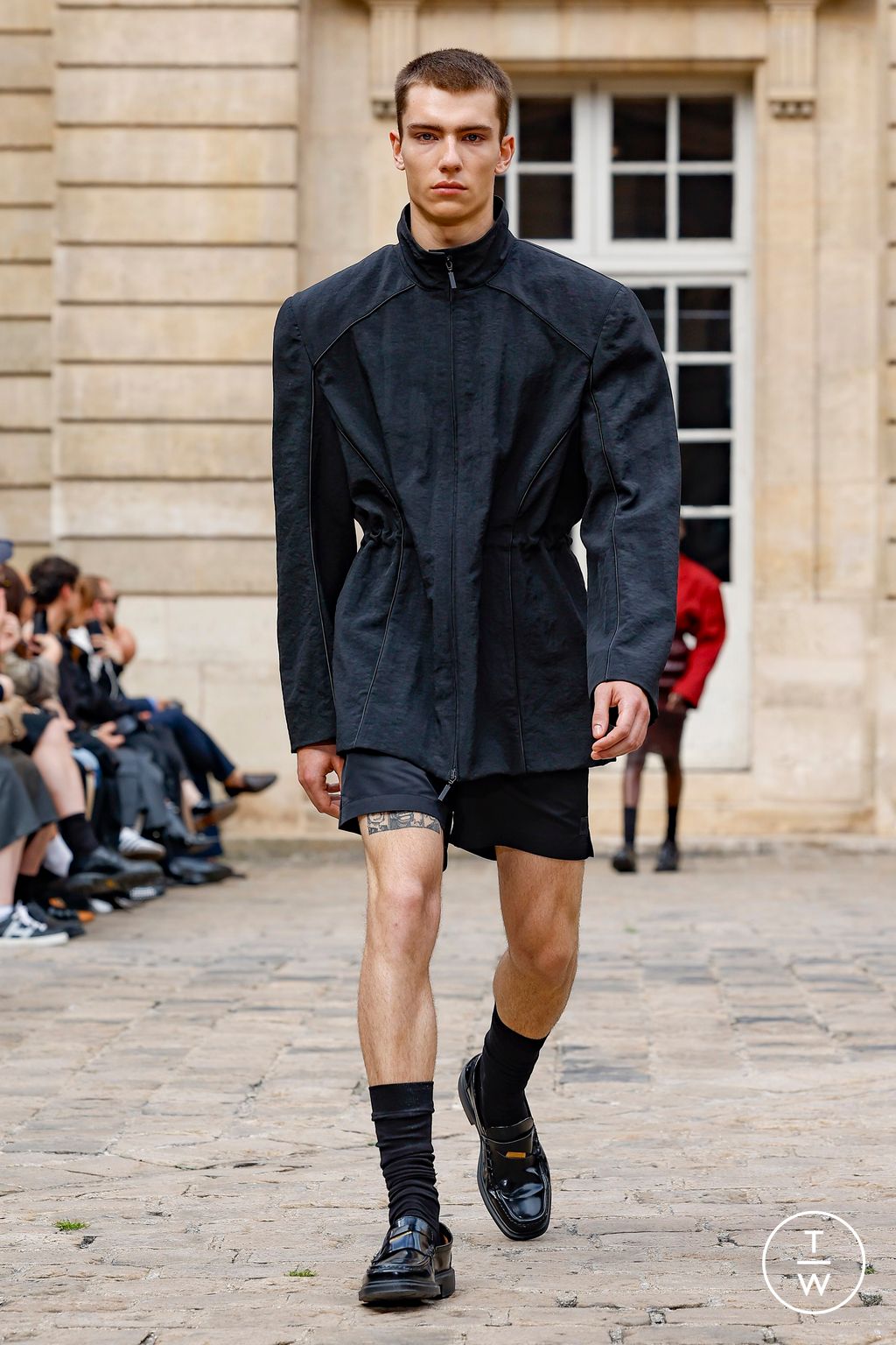 Fashion Week Paris Spring-Summer 2025 look 44 from the Louis Gabriel Nouchi collection menswear