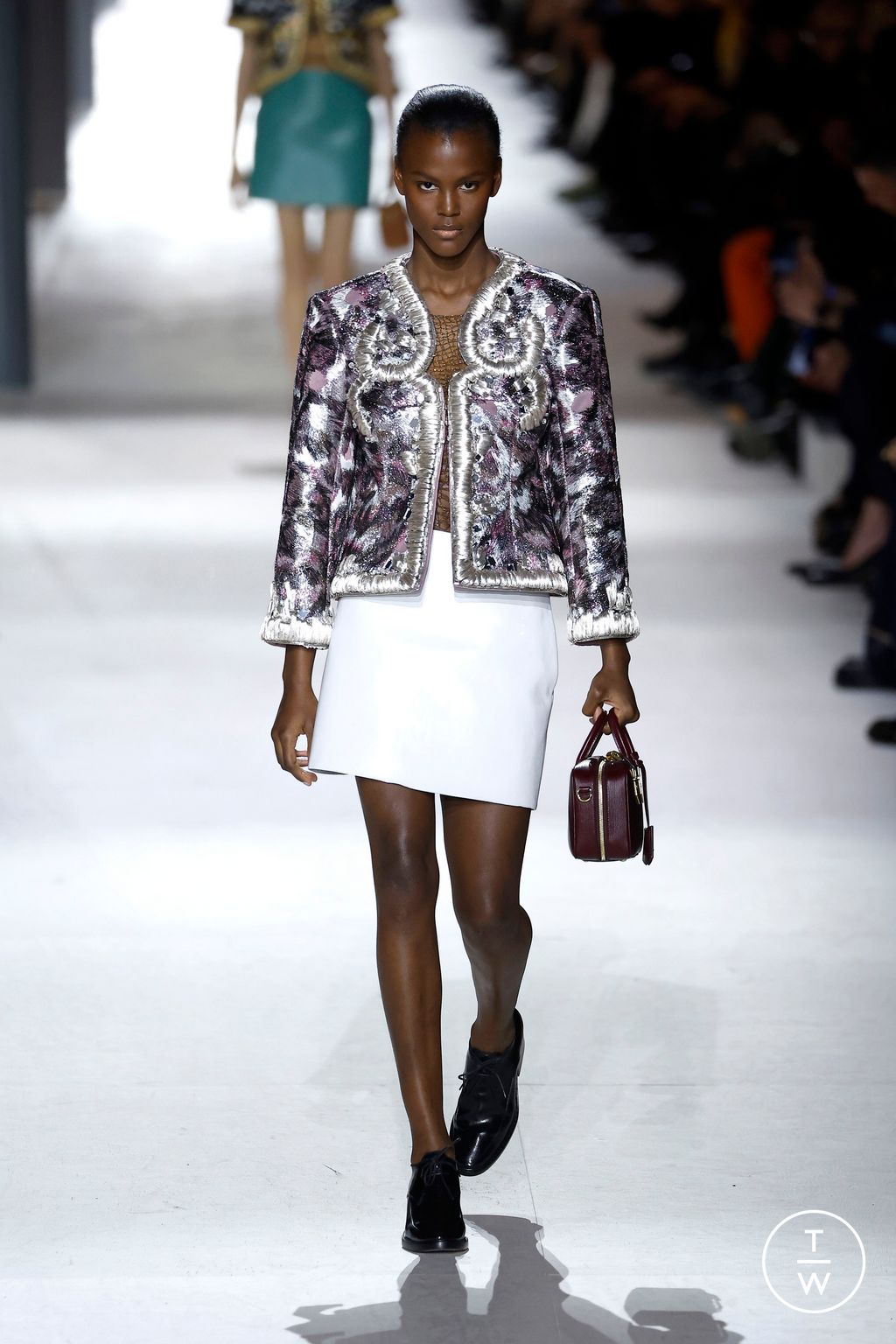 Fashion Week Paris Fall/Winter 2024 look 33 from the Louis Vuitton collection womenswear
