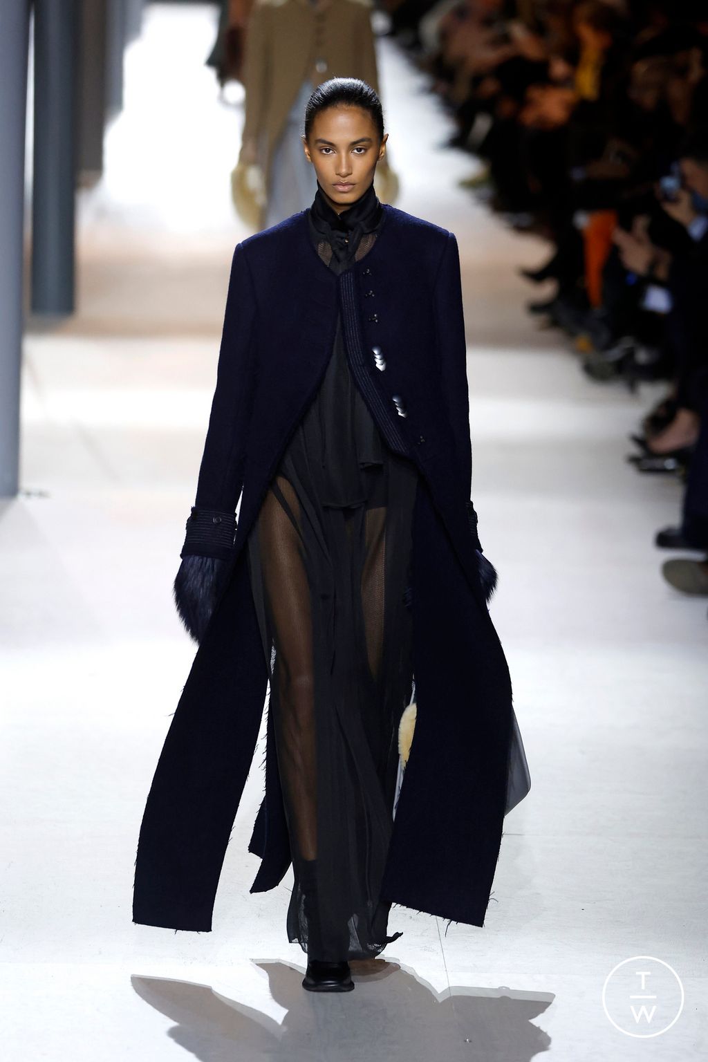 Fashion Week Paris Fall/Winter 2024 look 52 from the Louis Vuitton collection womenswear