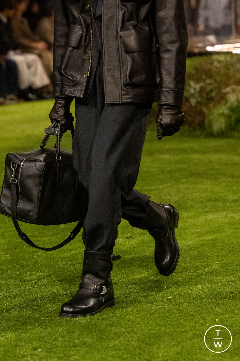 Fashion Week Paris Fall/Winter 2026 look 11 from the Louis Vuitton collection menswear accessories