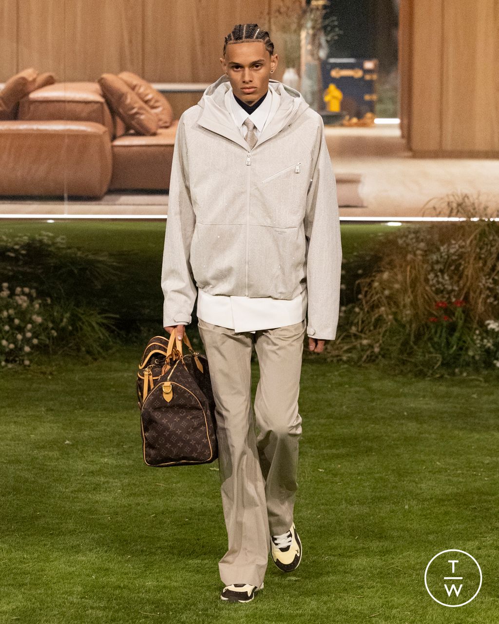 Fashion Week Paris Fall/Winter 2026 look 2 de la collection Louis Vuitton menswear